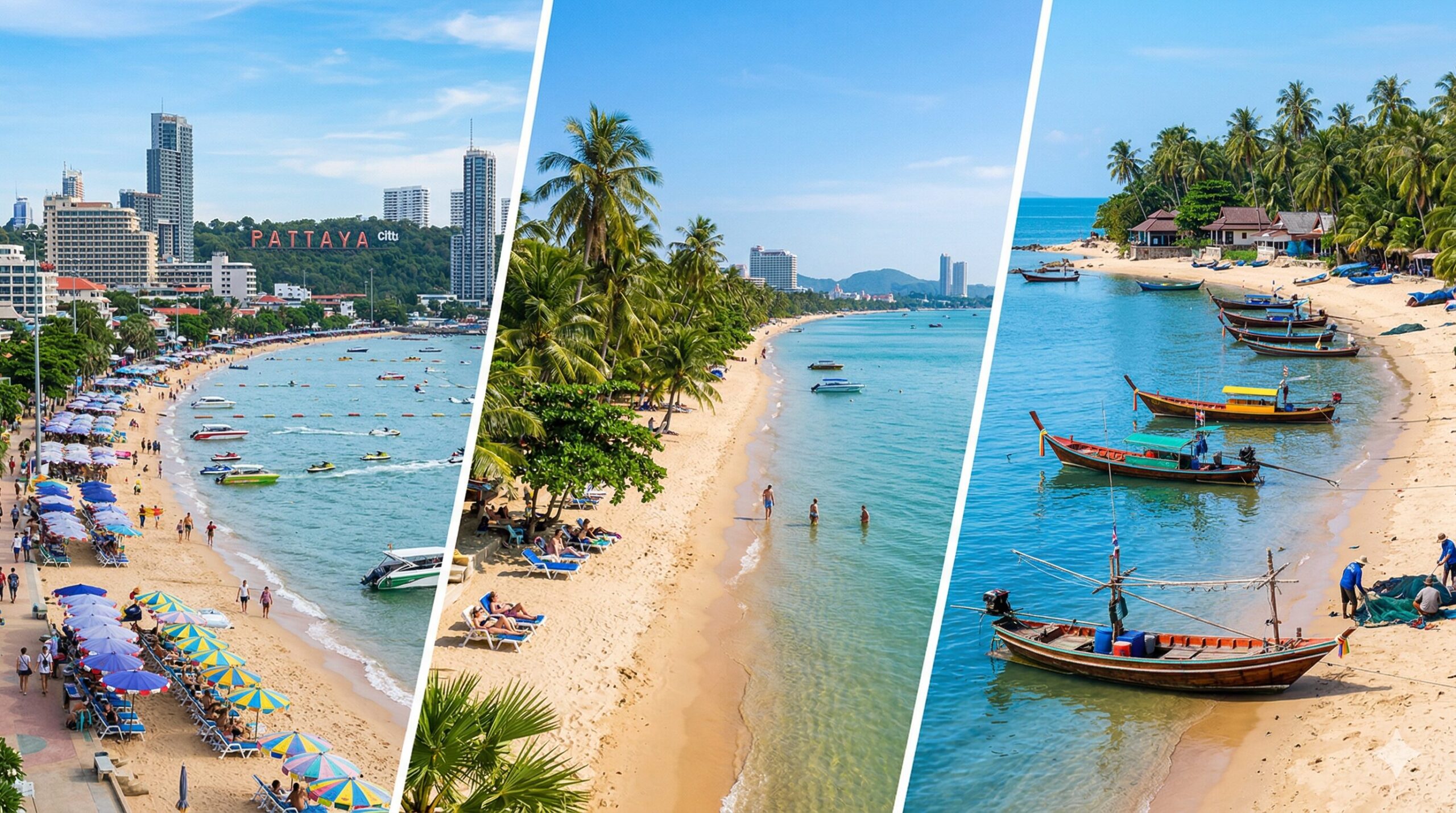 パタヤのビーチ