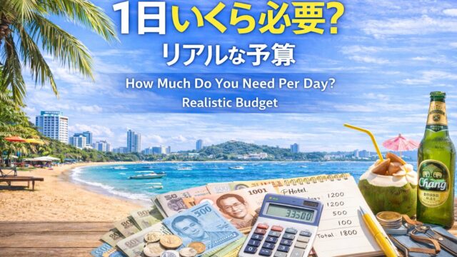 パタヤ旅行の予算は1日いくら？初心者でも失敗しないリアルな目安をやさしく解説