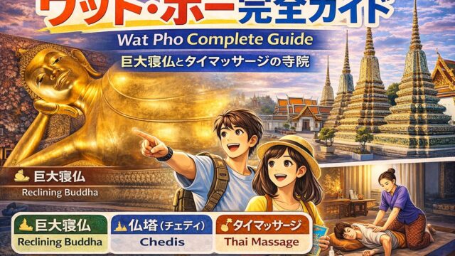 ワット・ポーガイド|巨大寝仏とタイマッサージの寺院 ワット・ポーガイド|巨大寝仏とタイマッサージの寺院