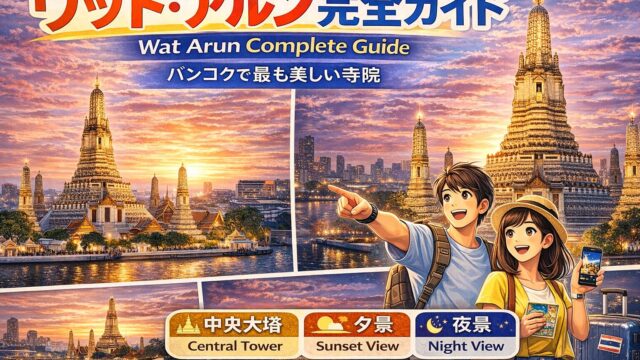 ワット・アルンガイド｜バンコクで最も美しい寺院