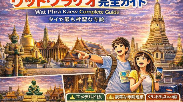 ワット・プラケオ完全ガイド|タイで最も神聖な寺院 ワット・プラケオ完全ガイド|タイで最も神聖な寺院