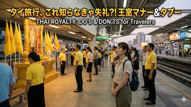 タイの国王・王室への敬意、旅行者が知っておくべき最低限のルール タイの国王・王室への敬意、旅行者が知っておくべき最低限のルール