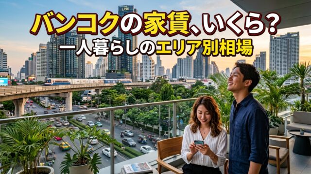 バンコクで一人暮らし、コンドミニアムの家賃相場と選び方をエリア別に解説【2026年版】