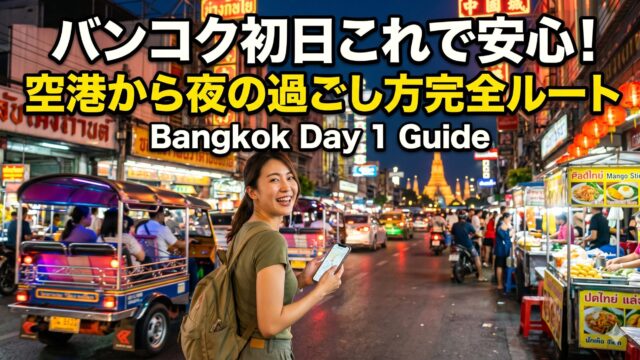 バンコク初日の過ごし方、到着日にやることと気をつけること