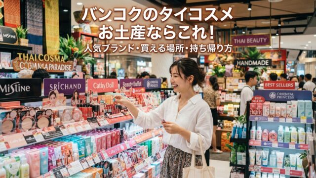 バンコクでタイコスメをお土産に買うなら、これを見てから行って|人気ブランド・おすすめ購入場所・値段・持ち帰り方 バンコクでタイコスメをお土産に買うなら、これを見てから行って|人気ブランド・おすすめ購入場所・値段・持ち帰り方