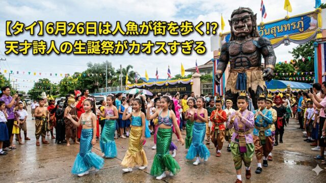 【タイ】6月26日は人魚が街を歩く!? タイのシェイクスピア生誕祭が想像以上にファンタジーだった 【タイ】6月26日は人魚が街を歩く!? タイのシェイクスピア生誕祭が想像以上にファンタジーだった