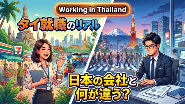 タイ現地採用の労働環境、日本の会社と何が違う?働き方の違いを正直に書く タイ現地採用の労働環境、日本の会社と何が違う?働き方の違いを正直に書く
