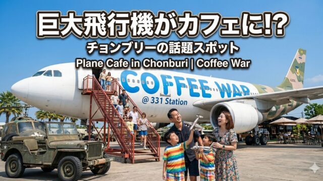 Coffee War @ 331 Station|飛行機をカフェに改造したチョンブリーの話題スポット Coffee War @ 331 Station|飛行機をカフェに改造したチョンブリーの話題スポット