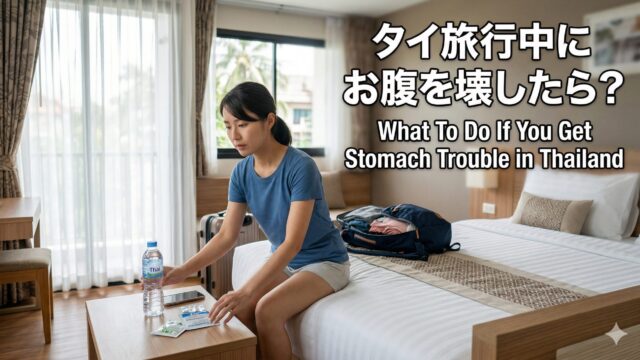 タイ旅行中にお腹を壊したら、まずやることと気をつけたい食べ物の話