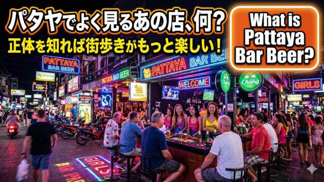 パタヤのバービアって何？外から見てもわからない人のための話