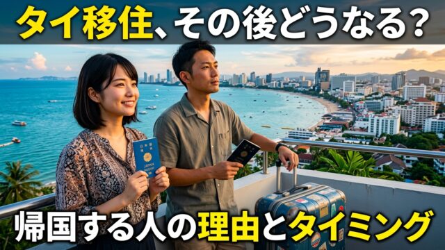 タイに移住した後、日本に戻る人はどのくらいいる?帰国を考えるタイミングと理由 タイに移住した後、日本に戻る人はどのくらいいる?帰国を考えるタイミングと理由