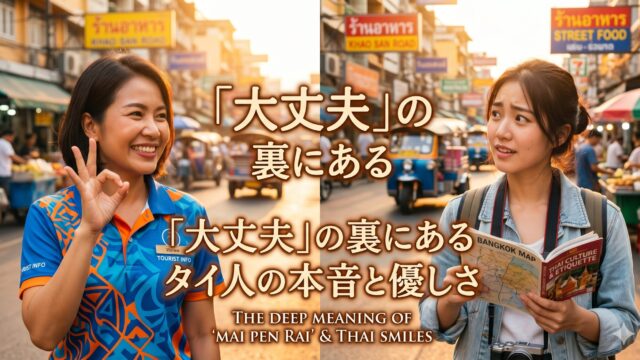タイ人が「大丈夫」と言うとき、実は大丈夫じゃない話 タイ人が「大丈夫」と言うとき、実は大丈夫じゃない話