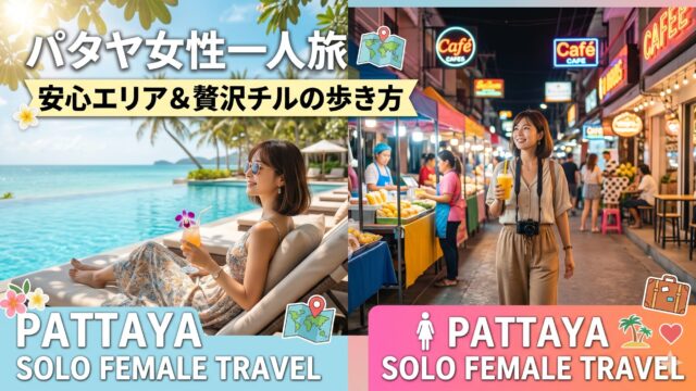 パタヤ女性一人旅、安心・安全にリゾートを満喫するための街歩きガイド