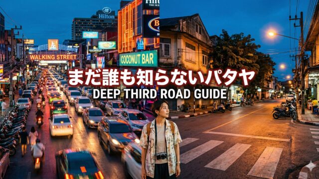 パタヤのサードロード沿い、ここを歩いている旅行者は少ない