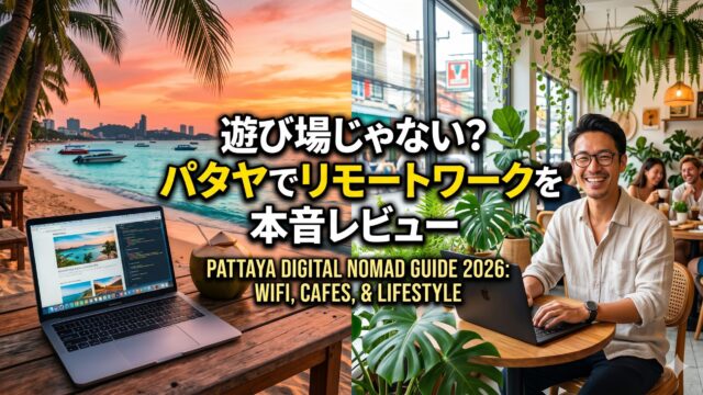 パタヤでリモートワーク、実際にやってみてわかったこと