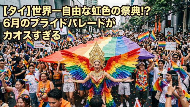 【タイ】6月は街が虹色に染まる!微笑みの国の「プライドパレード」が世界一自由でパワフルな件 【タイ】6月は街が虹色に染まる!微笑みの国の「プライドパレード」が世界一自由でパワフルな件