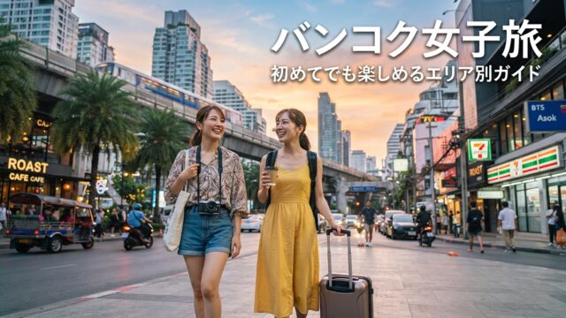 バンコク女子旅、初めてでも動けるエリア別の楽しみ方｜スクンビット・シーロム・チャトチャックを目的別に紹介